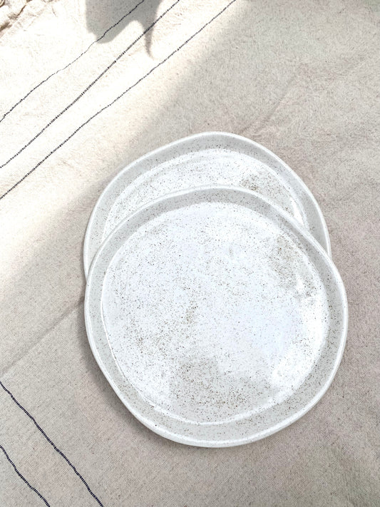 Speckled nibble plate