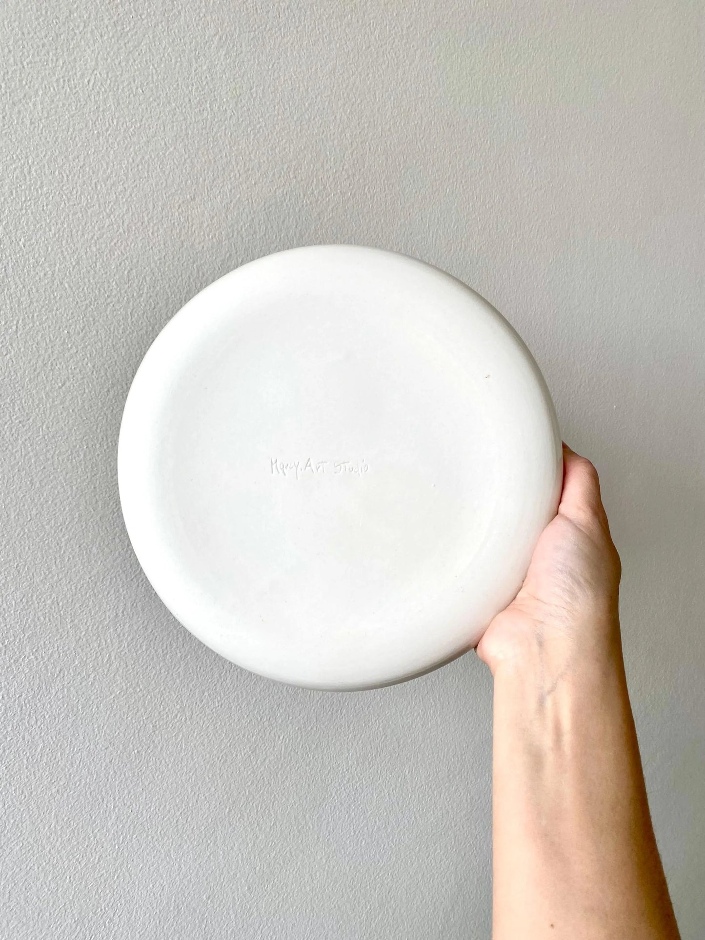 White Porcelain Dinner Plate