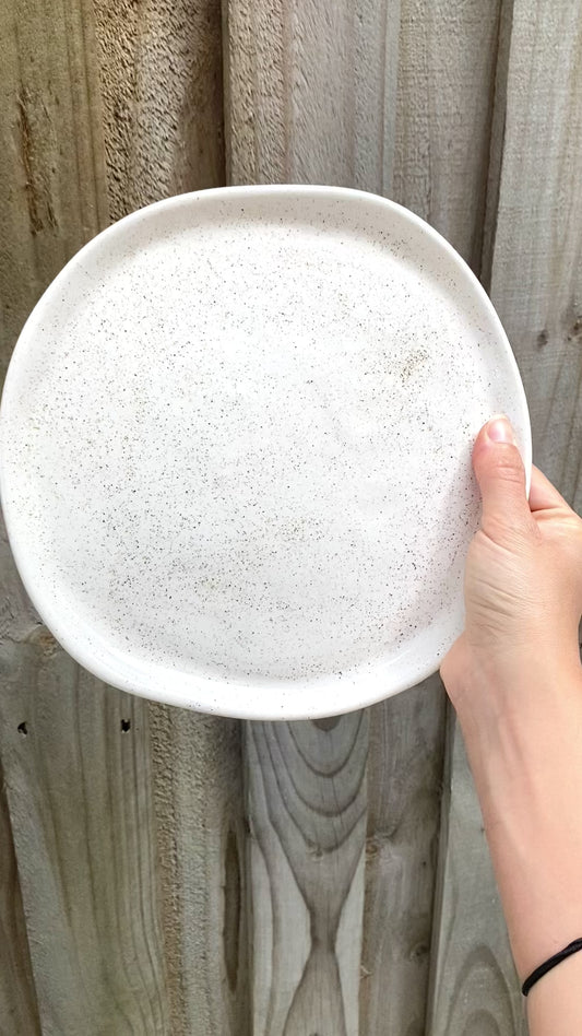 Speckled nibble plate