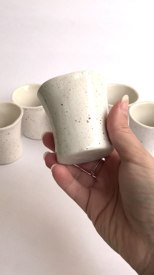 Speckled shot cup